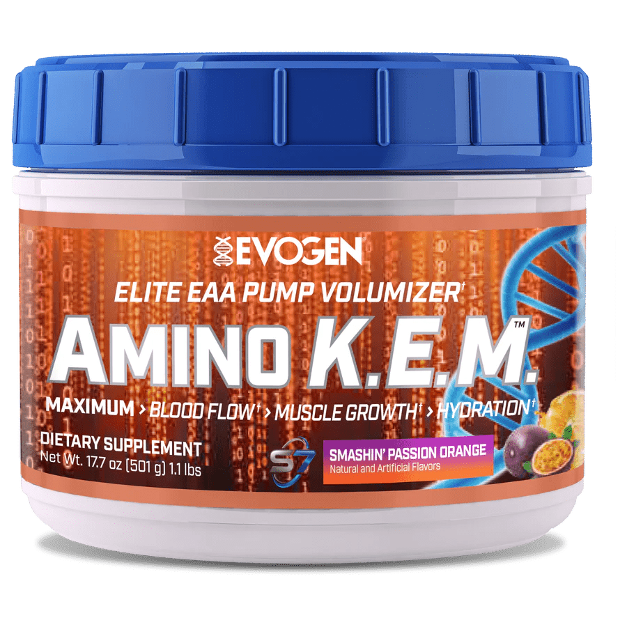 EVOGEN AMINO K.E.M. - EAA - Smashin´Passion Orange ( 30 Portionen) - MRM - BODY