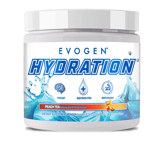 EVOGEN Hydration Full Spectrum Electrolyte Powder - Peach Tea - MRM - BODY