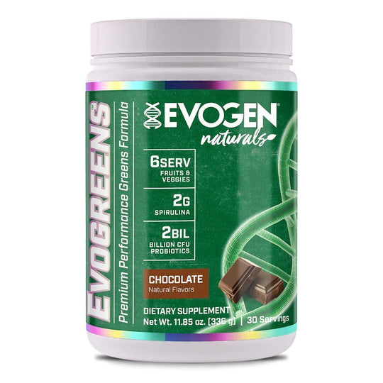 EVOGEN Evogreens Naturals - Chocolate ( 30 Portionen) - MRM - BODY