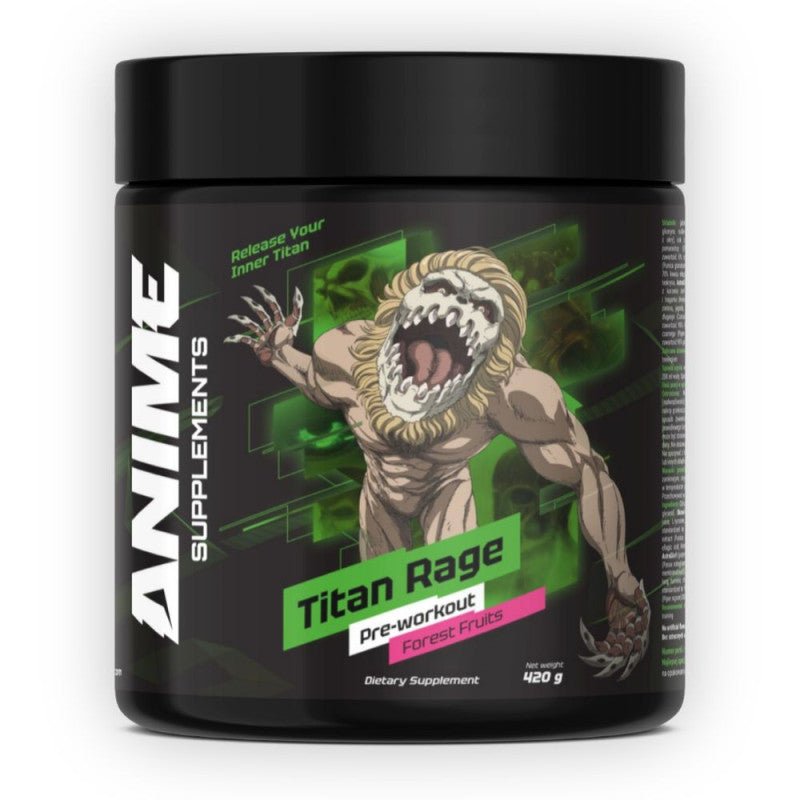 Anime Supplements Titan Rage Pre-Workout