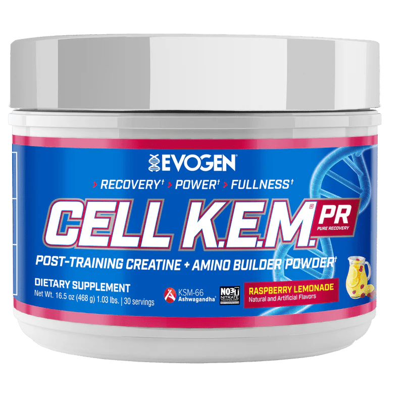 Evogen Cell K.E.M. PR - POST TRAINING CREATINE & AMINO BUILDER - Rasberry Lemonade ( 30 Portionen ) - MRM - BODY