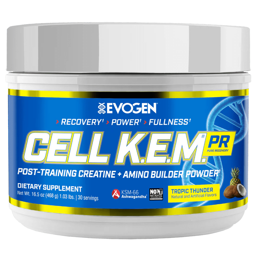Evogen Cell K.E.M. PR - POST TRAINING CREATINE & AMINO BUILDER - Tropical Thunder ( 30 Portionen) - MRM - BODY