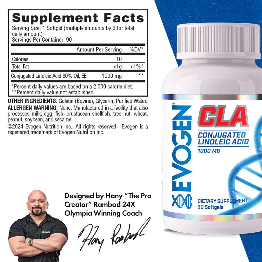 EVOGEN CLA - Conjugated Linoleic Acid - MRM - BODY