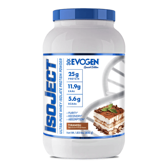 EVOGEN ISOJECT ca. 1 KG - Tiramisu ( 26 Portionen ) - MRM - BODY