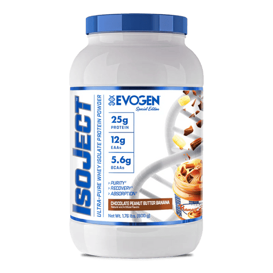 EVOGEN ISOJECT ca. 1 KG - Chocolate Peanut Butter Banana - MRM - BODY