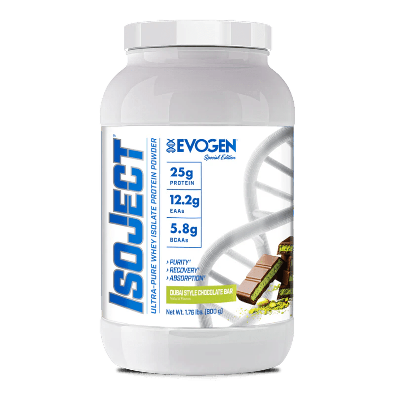EVOGEN ISOJECT ca. 1 KG - Dubai Style Chocolate Bar - MRM - BODY