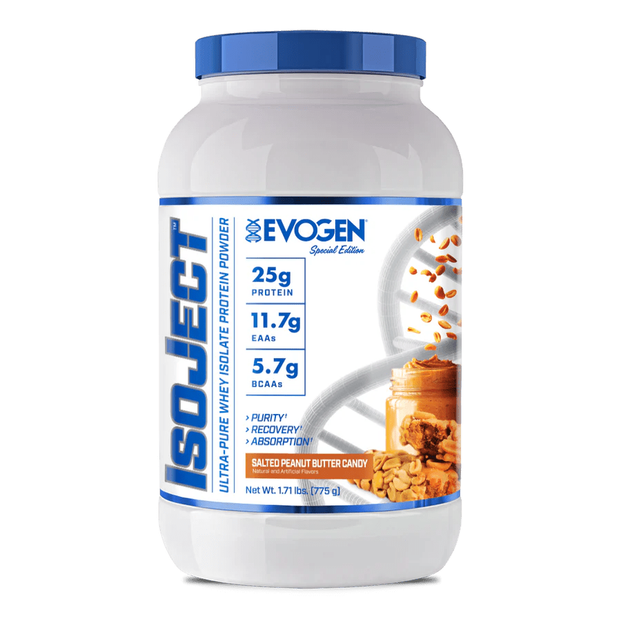 EVOGEN ISOJECT ca. 1 KG - Salted Peanut Butter Candy - MRM - BODY