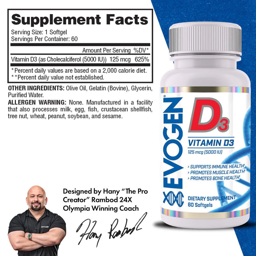 EVOGEN Vitamin D3 - MRM - BODY