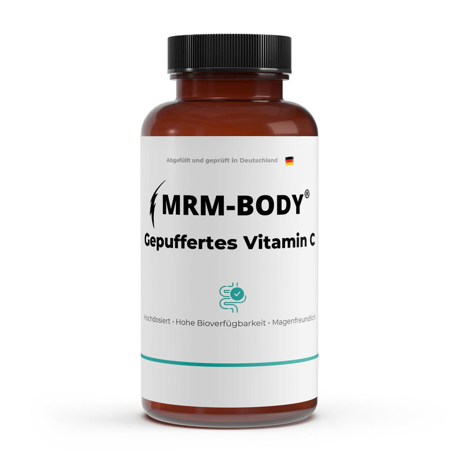 Gepuffertes Vitamin C 500 mg + Magnesium – 240 Kapseln - MRM - BODY