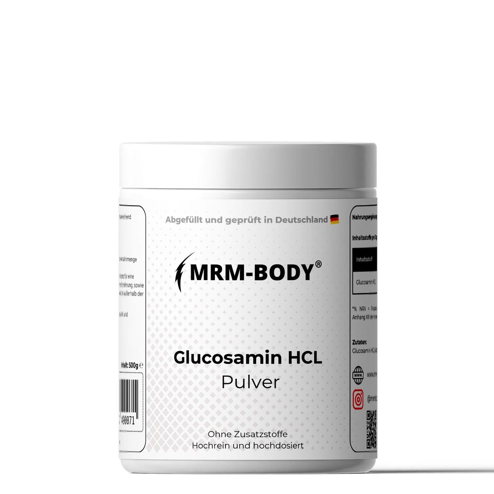 Glucosamin HCL Pulver - 500g - MRM - BODY