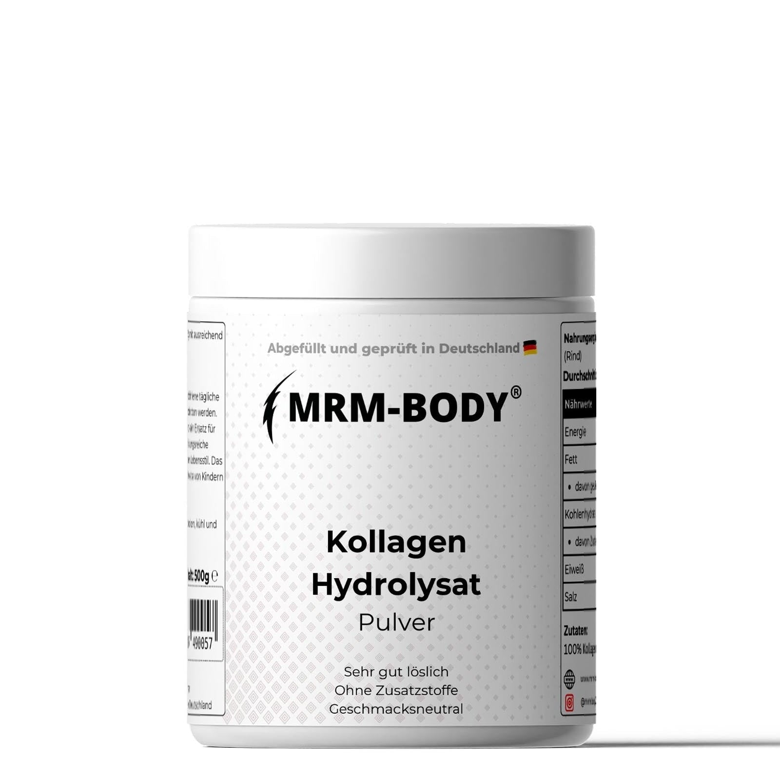 Kollagen Hydrolisat Pulver - 500g - MRM - BODY