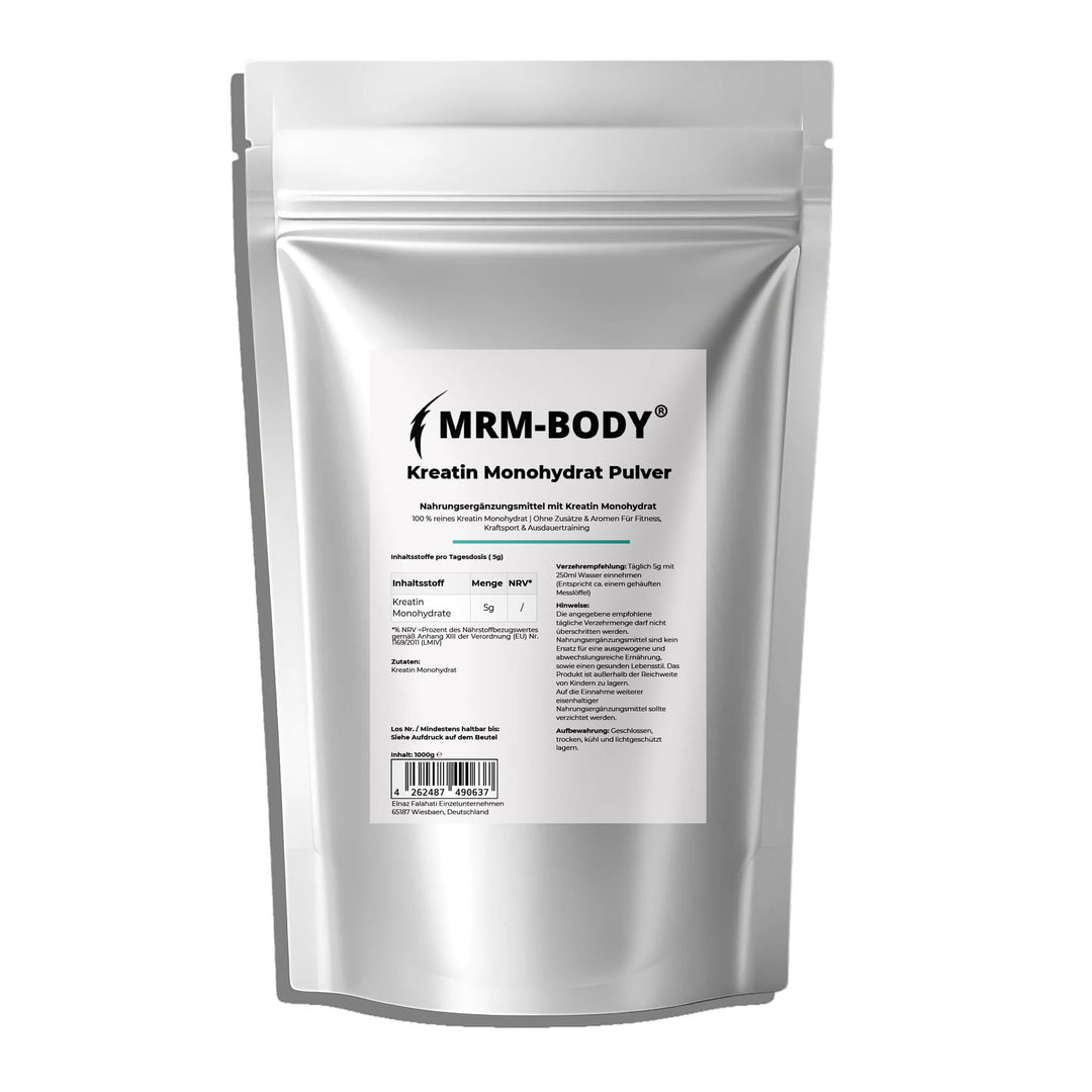 Kreatin Monohydrat - 1000g Doypack - MRM - BODY