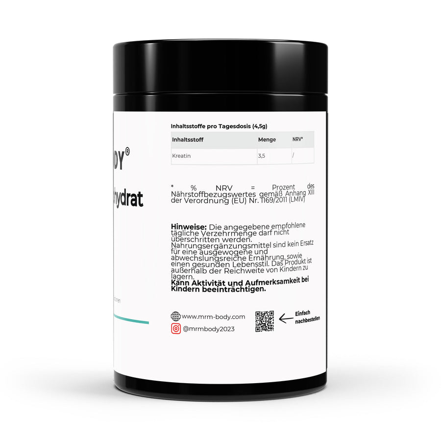 Créatine Monohydrate Tutti Frutti - 500g - MRM - CORPS