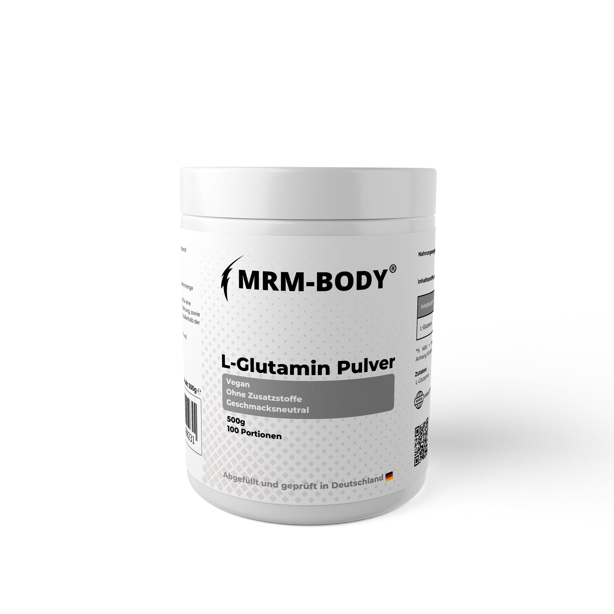 L - Glutamin Pulver - 500g - MRM - BODY