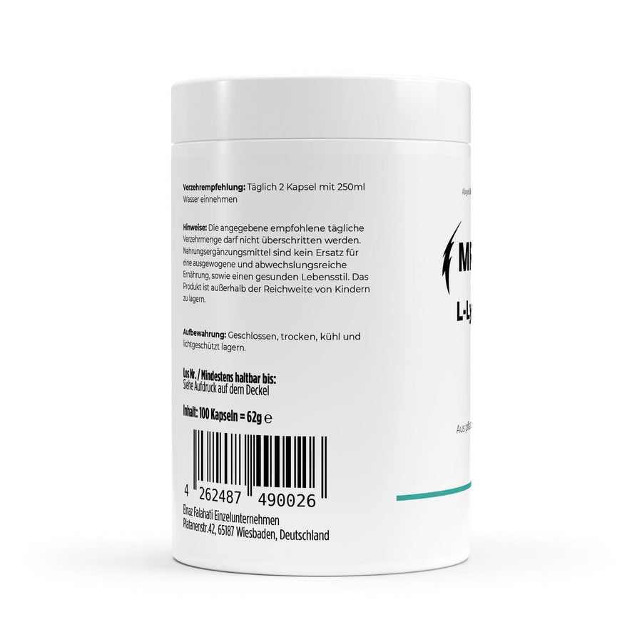 L - Lysin Kapseln - 100 Kapseln - MRM - BODY