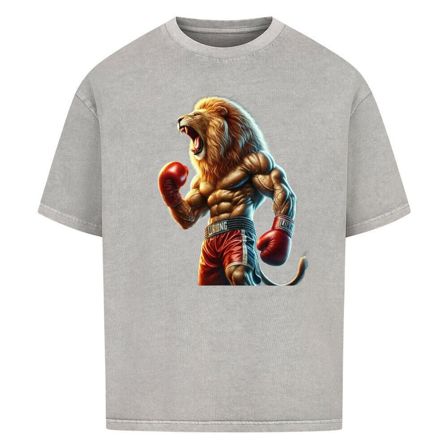 MRM-BODY Boxing Lion Oversized Shirt