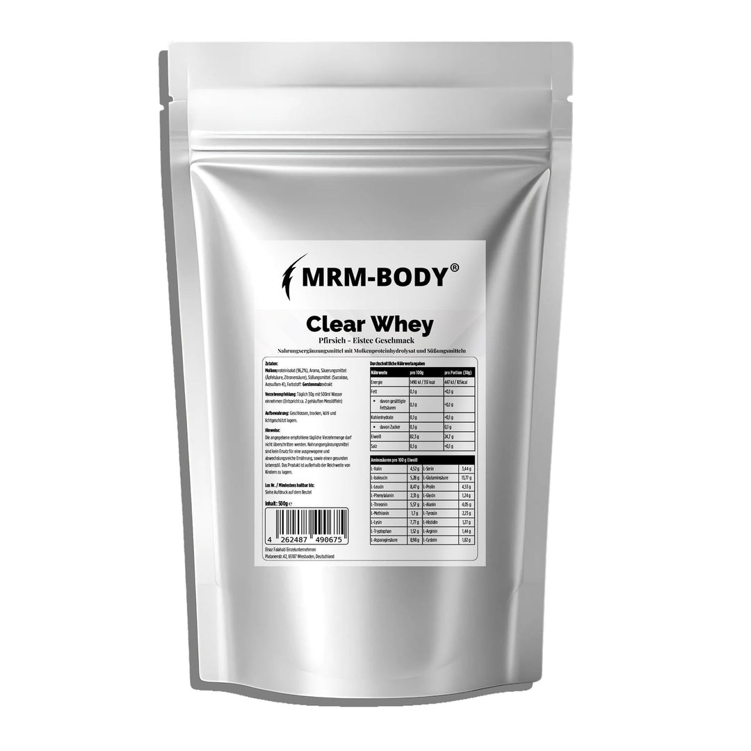 MRM - BODY Clear Whey Ice Tea Peach - 500g - MRM - BODY