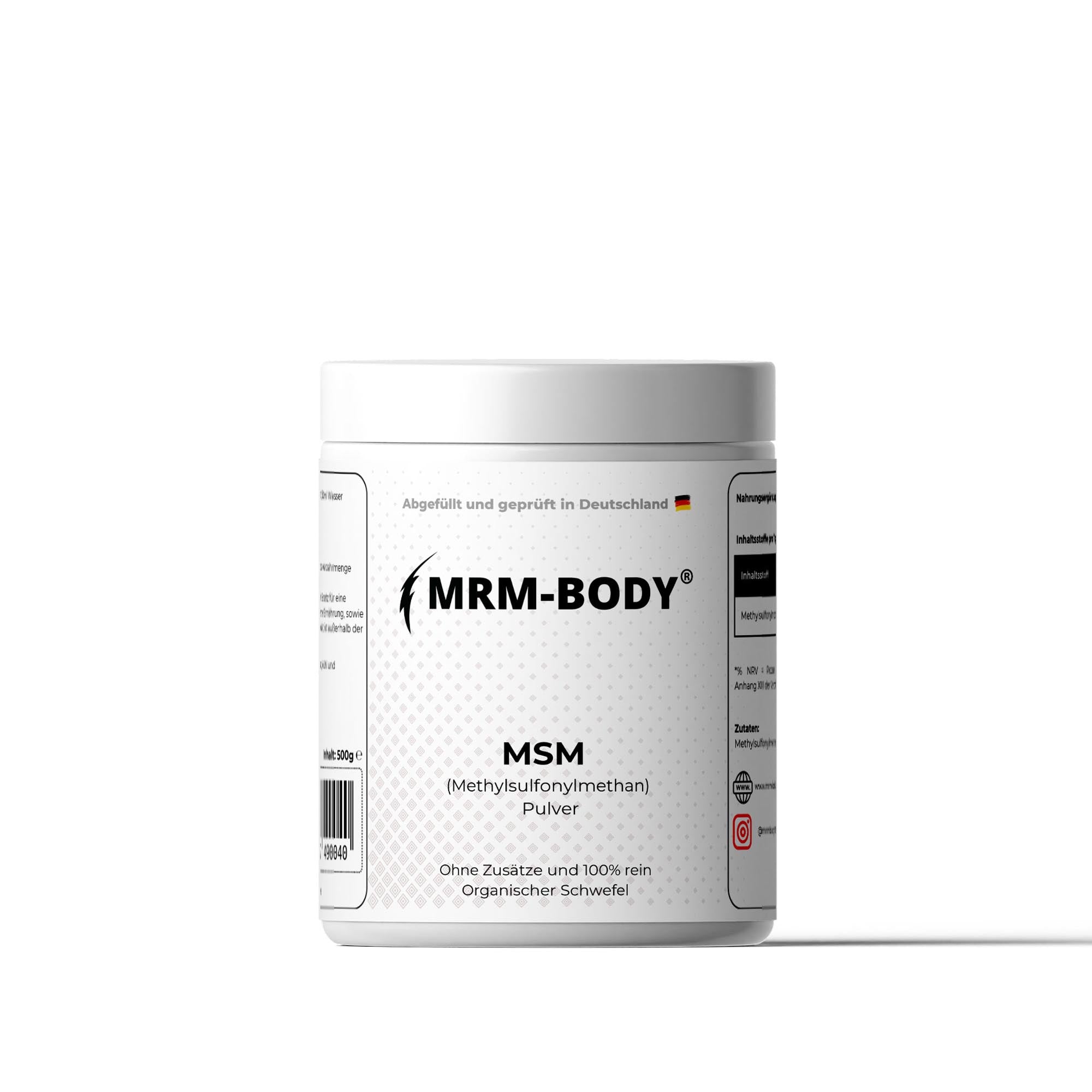 MSM - 500g - MRM - BODY