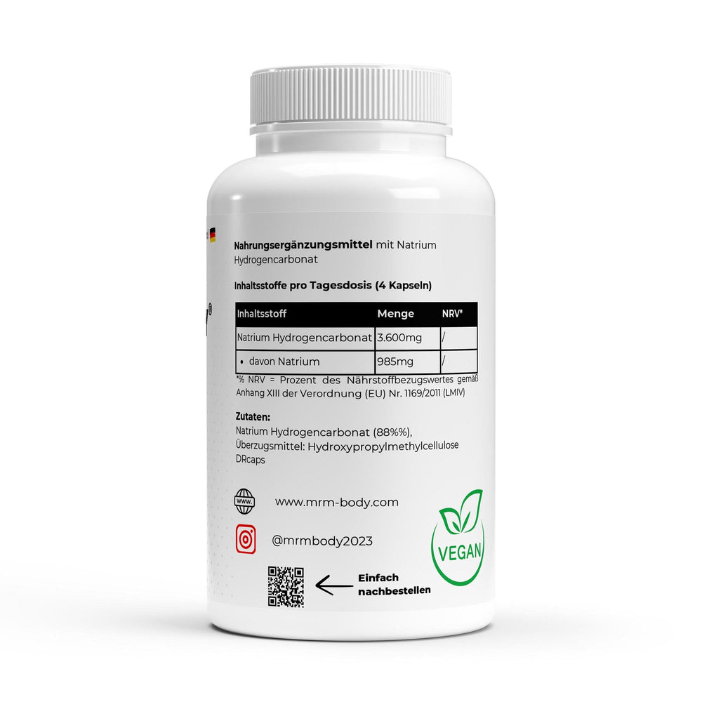 Natron Magensaftresistent - 120 Kapseln - MRM - BODY