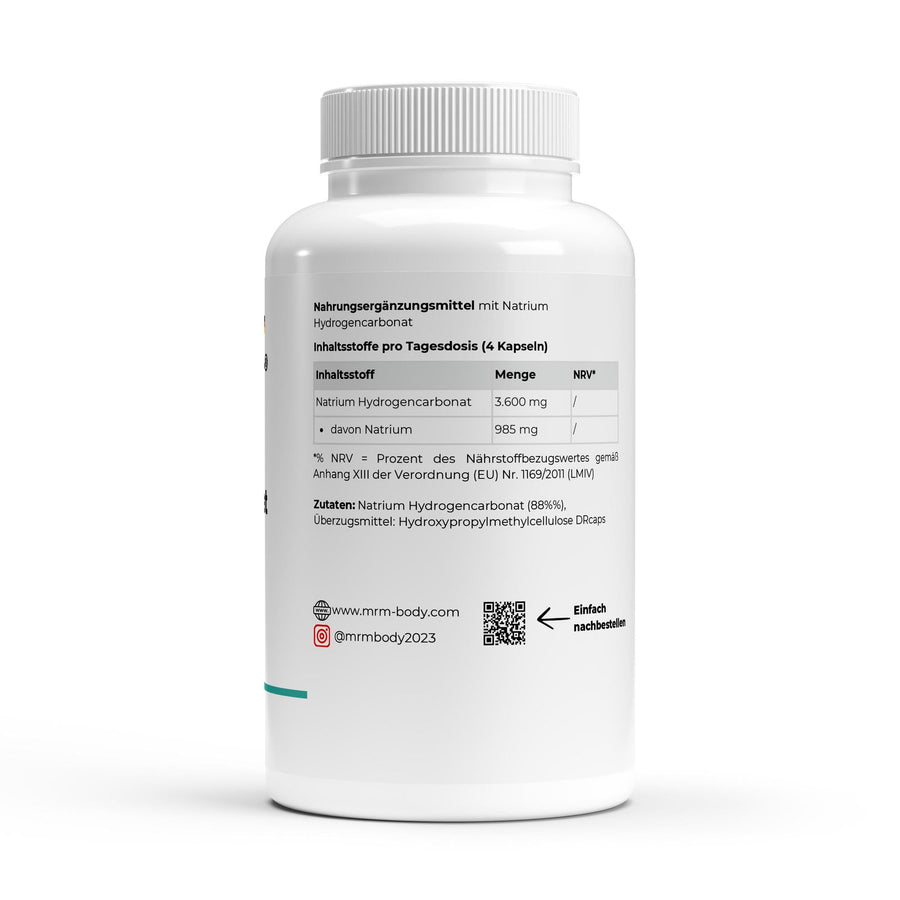 Natron Magensaftresistent - 120 Kapseln - MRM - BODY