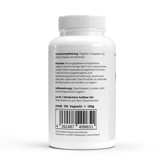 Natron Magensaftresistent - 120 Kapseln - MRM - BODY
