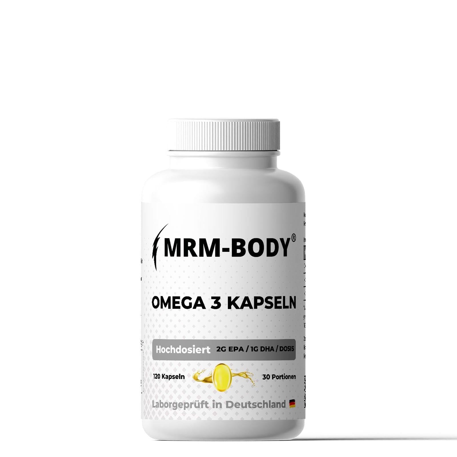 Omega 3 Kapseln - 120 Softgel Kapseln - MRM - BODY