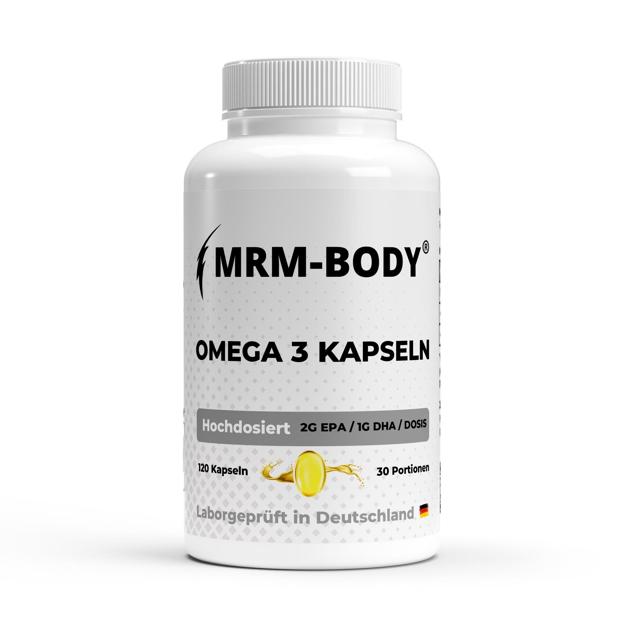 Omega 3 Kapseln - 120 Softgel Kapseln - MRM - BODY