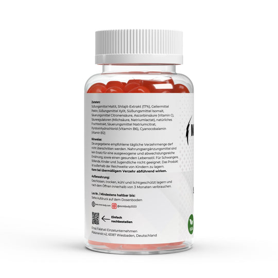 Premium Shilajit Gummies 1000 - MRM - BODY