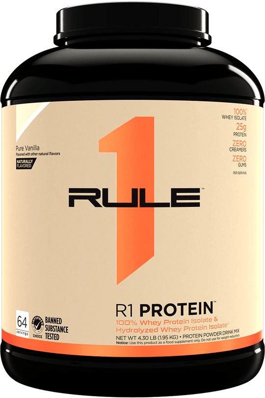 Rule1 R1 - Protein Naturally Flavored - ca. 1950 g ( 60 - 64 Portionen ) - MRM - BODY