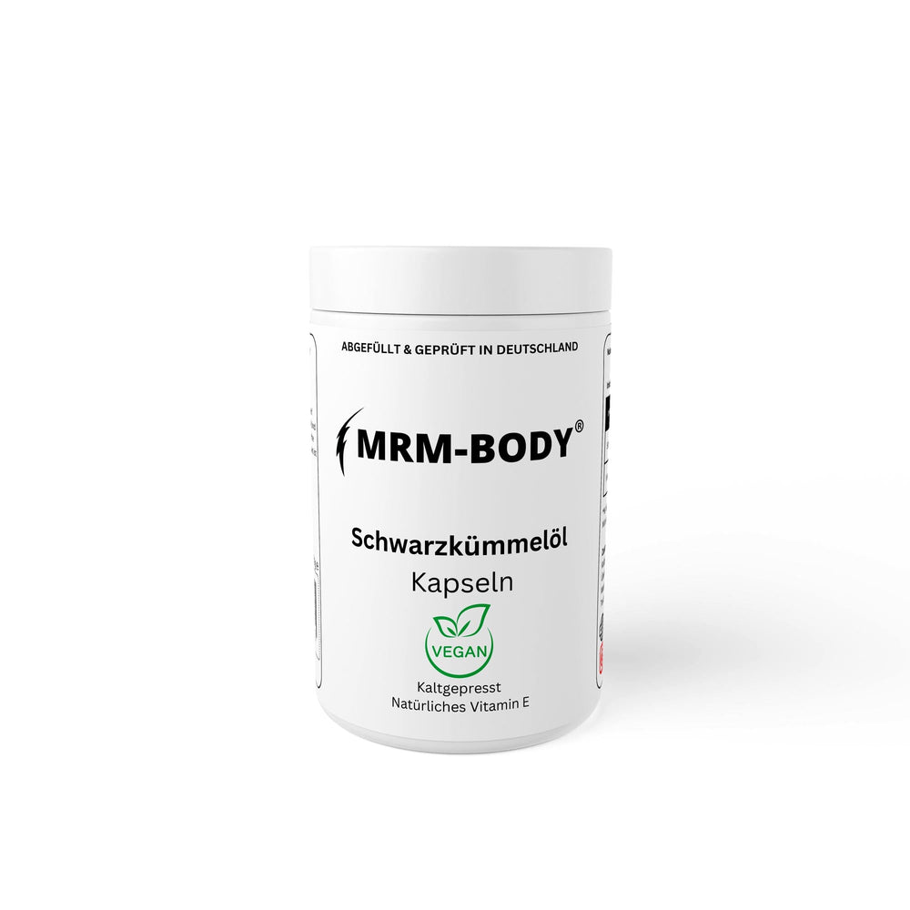 Schwarzkümmelöl Kapseln - Kaltgepresst - MRM - BODY