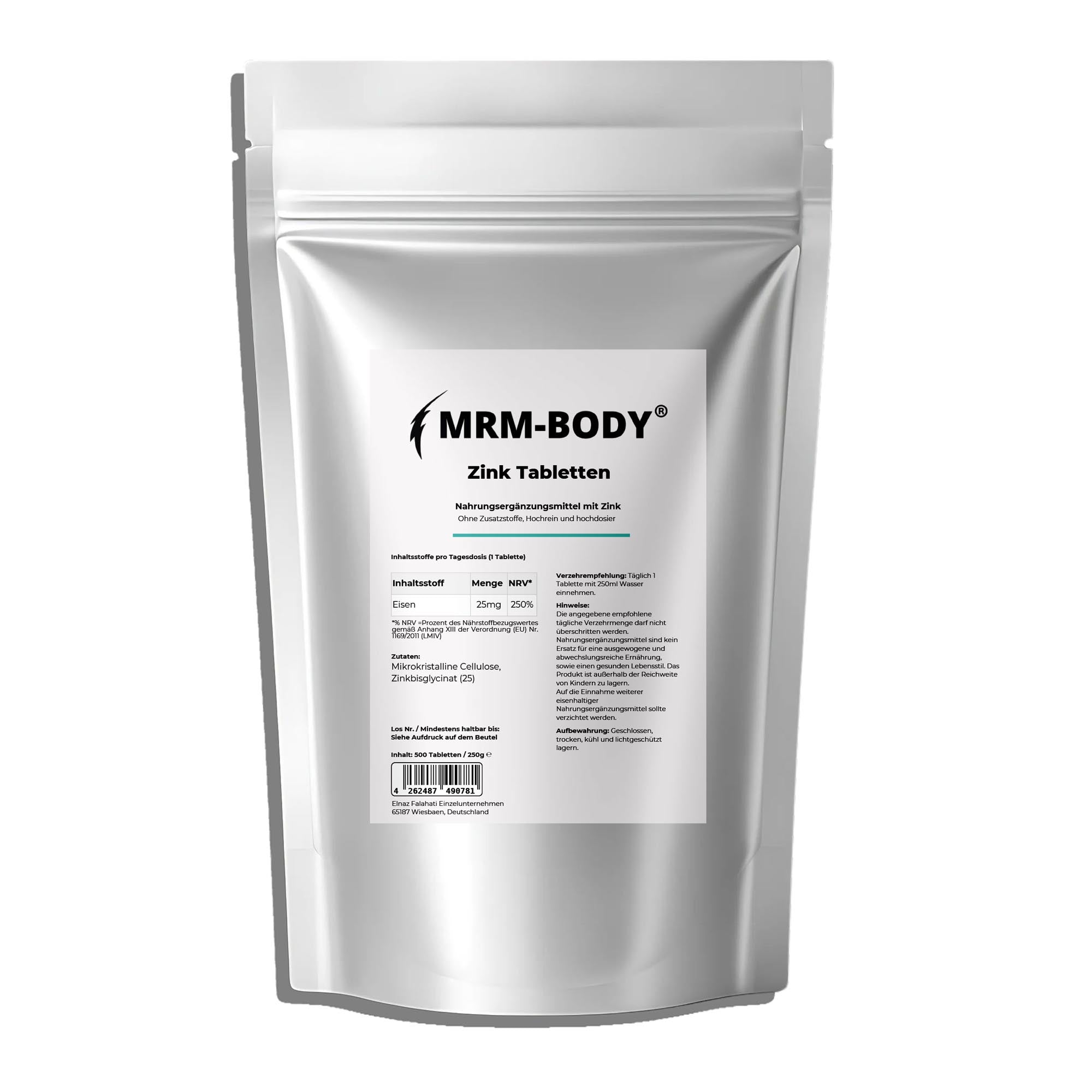 MRM-BODY® Zinc Bisglycinate 25 mg – Immune System & Skin Support