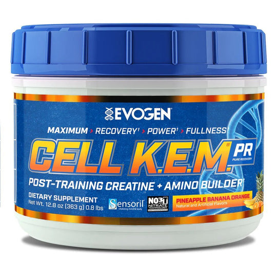 Evogen Cell K.E.M. PR - POST TRAINING CREATINE & AMINO BUILDER - Pineapple Banana Orange ( 30 Portionen) - MRM - BODY