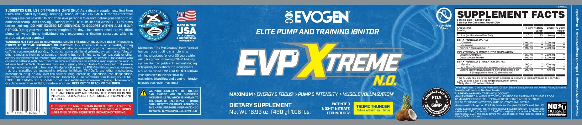 EVOGEN EVP EXTREME N.O. ( EU VERSION ) - MRM-BODY