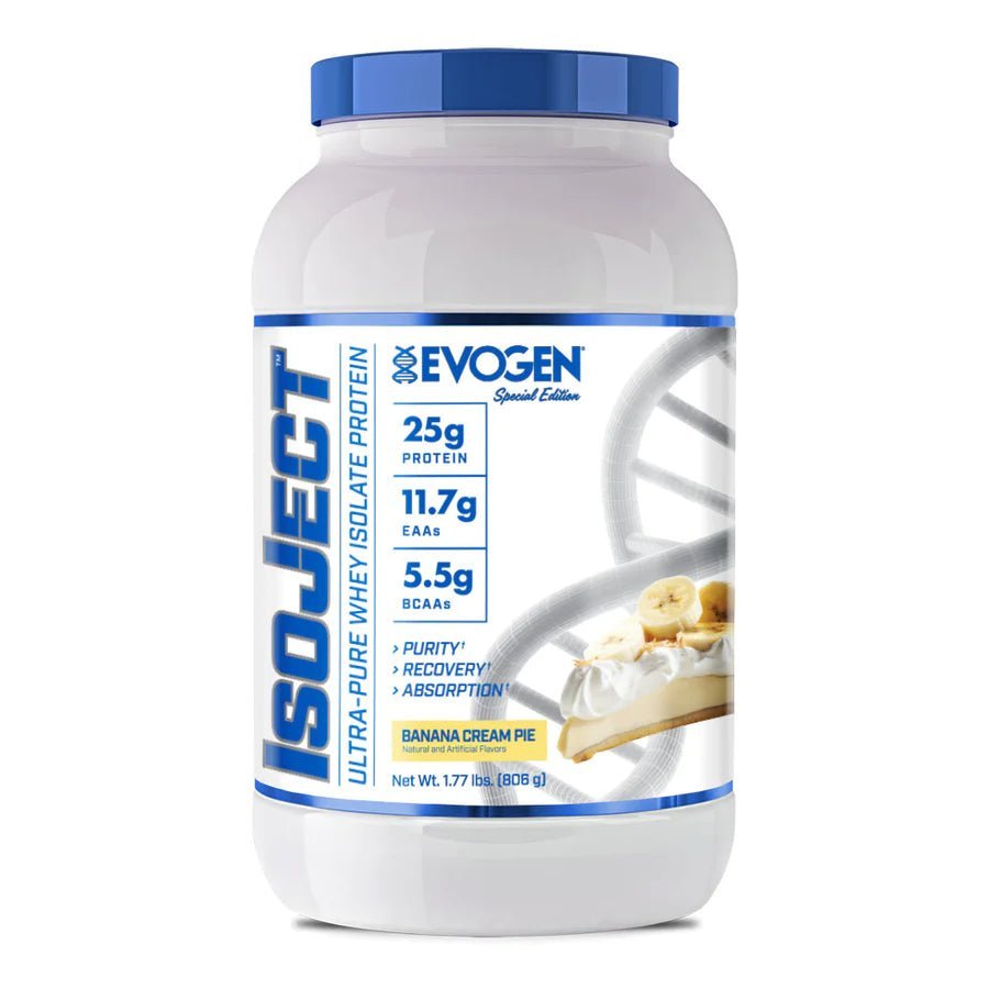 EVOGEN ISOJECT ca. 1 KG - Banana Cream Pie ( 26 Portionen ) - MRM - BODY