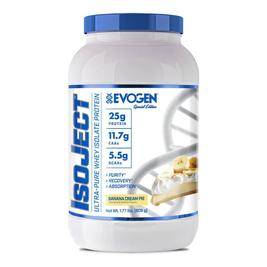 EVOGEN ISOJECT ca. 1 KG - Banana Cream Pie ( 26 Portionen ) - MRM - BODY