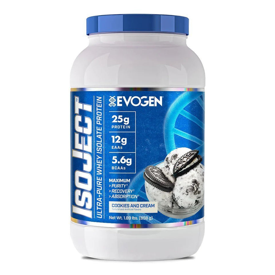 EVOGEN ISOJECT ca. 1 KG - Cookies and Cream ( 26 Portionen ) - MRM - BODY
