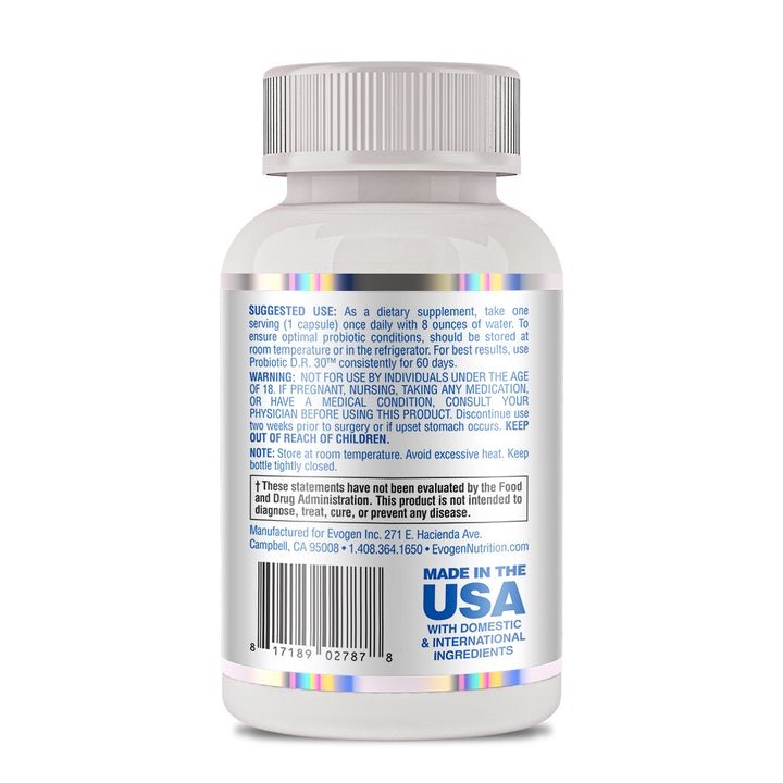 EVOGEN PROBIOTIC D.R. 30 - MRM - BODY