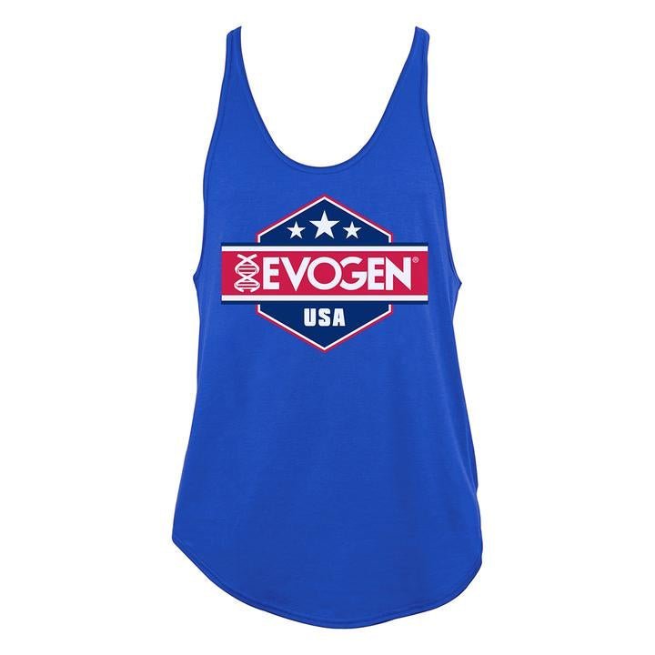 EVOGEN SCRIPT STRINGER - Evogen USA bar & Shield - Royal Blue - MRM - BODY