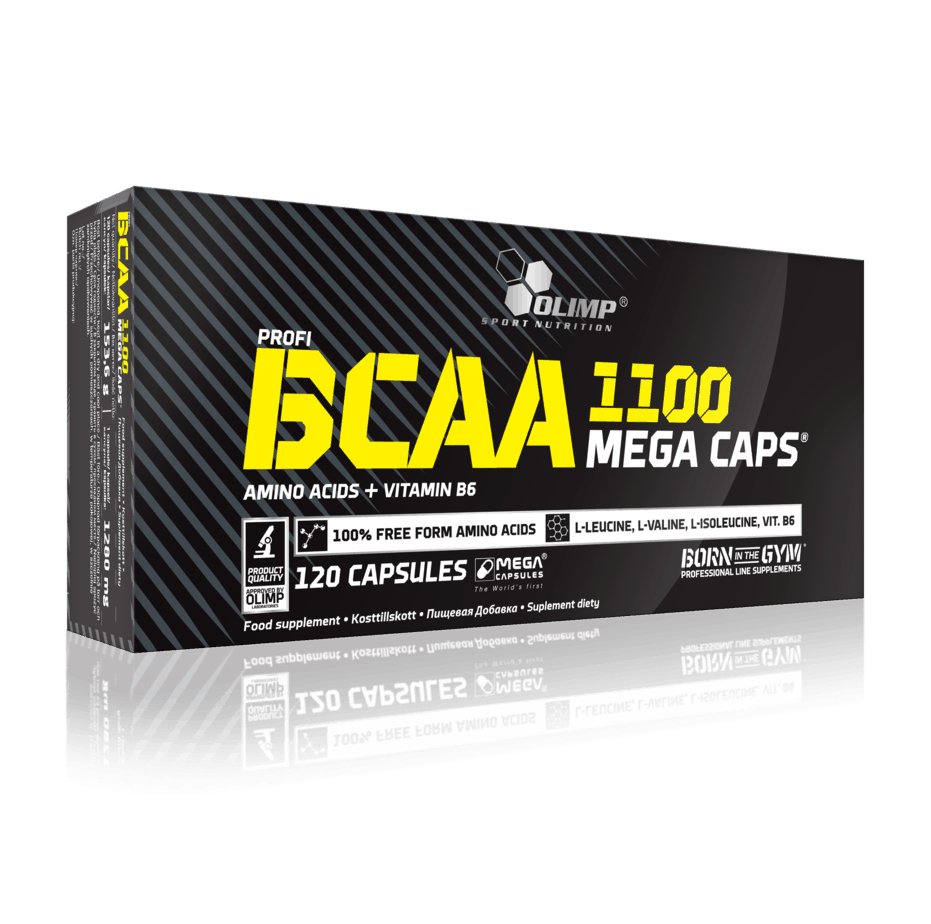 Olimp BCAA 1100 Mega Caps - 120 Kapseln - MRM-BODY