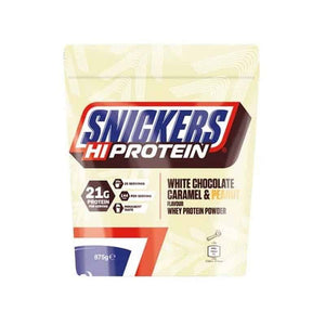 Snickers HI Protein 875g beli čokolada, karamela in arašidi - MRM-BODY