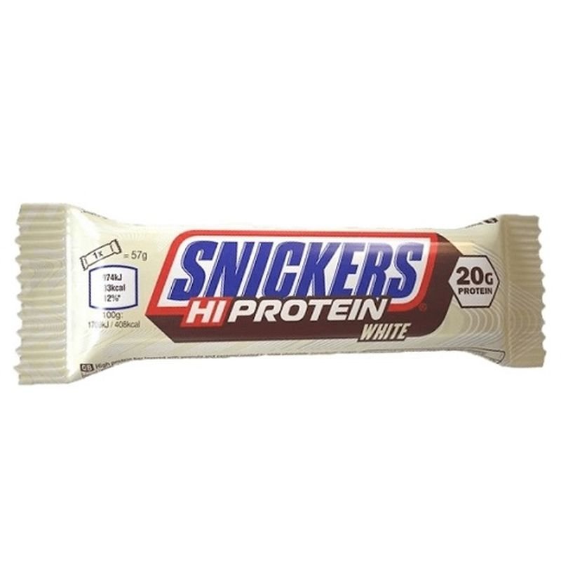 Snickers HI Protein White Bar EINZELN 57g - MRM-BODY